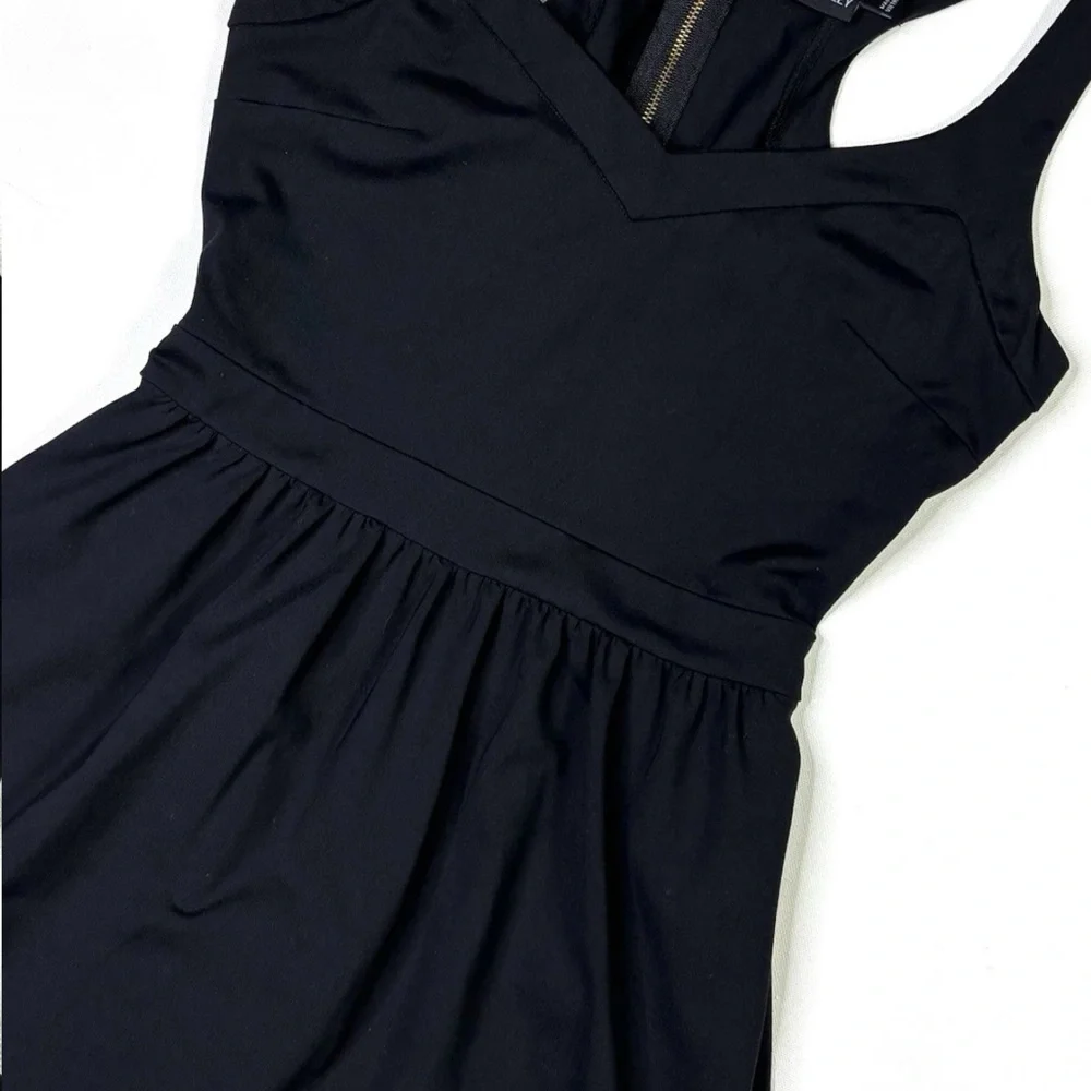 Cynthia Rowley Dress Women’s Small Black Sleeveless Zip Stretch A-Line - Picture 11 of 12
